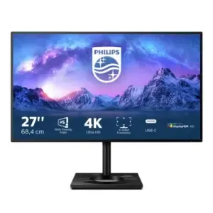 Monitor Philips 68,6 cm (27,0") 279C9 3840x2160 IPS 5ms 2xHDMI DisplayPort USB-C 65W 4xUSB3.2 Pivot 3H sRGB109% FreeSync HDR400 C-line Delta E<2 calibration