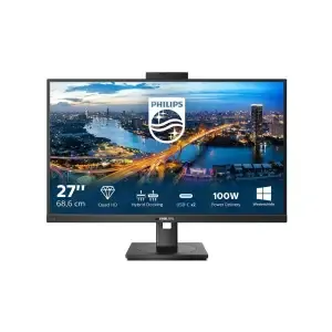 Monitor Philips 68,6 cm (27,0") 276B1JH 2560x1440 75Hz IPS 4ms HDMI DisplayPort USB-C 100W 4xUSB3.2 Pivot Zvočniki  3H sRGB123% RJ45