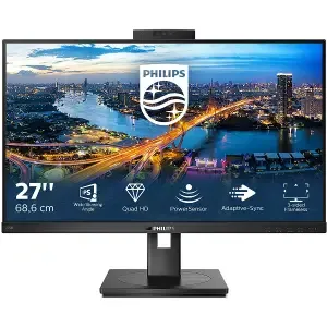 Monitor Philips 68,6 cm (27,0") 275B1H/00 2560x1440 konferenca 75Hz IPS 4ms DVI HDMI DisplayPort 4xUSB3.2 Pivot Kamera Zvočniki 2x3W  3H sRGB123% B-line