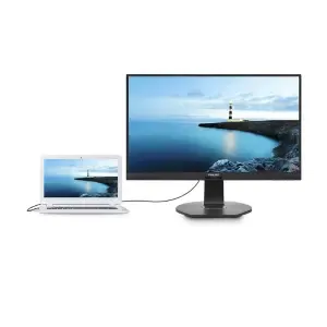 Monitor Philips 68,6 cm (27,0") 272B7QUPBEB 2560x1440 IPS 5ms HDMI DisplayPort USB-C 60W 3xUSB3.1 Pivot Zvočniki 3H sRGB132% RJ45