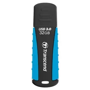 Spominski ključek 32GB USB 3.0 Transcend JF810 70MB/s - plastičen/s pokrovčkom/črno-moder (TS32GJF810)