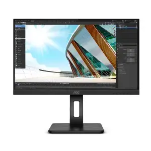 Monitor AOC 60,5 cm (23,8") 24P2C 1920x1080 75Hz IPS 5ms HDMI DisplayPort USB-C 65W 4xUSB3.2 Pivot Zvočniki 3H sRGB107%