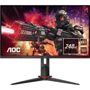 Monitor AOC 60,5 cm (23,8") 24G2ZU 1920x1080 Gaming 240Hz IPS 0,5ms 2xHDMI DisplayPort 4xUSB3.0 Pivot Zvočniki sRGB105% FreeSync G-Sync