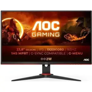 Monitor AOC 60,5 cm (23,8") 24G2SPAE 1920x1080 Gaming 165Hz IPS 1ms VGA 2xHDMI DisplayPort Zvočniki  AdaptiveSync