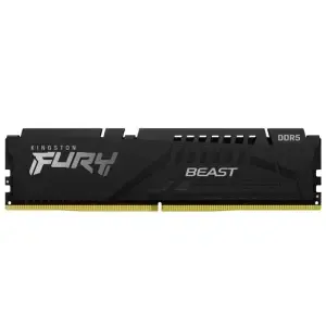 DDR5 16GB 5200MHz CL40 Single (1x16GB) Kingston Fury Beast XMP3.0 1,25V Gaming črna (KF552C40BB-16)