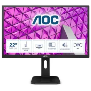 Monitor AOC 54,6 cm (21,5") 22P1 1920x1080 MVA 5ms VGA DVI HDMI DisplayPort 4xUSB3.0 Pivot Zvočniki