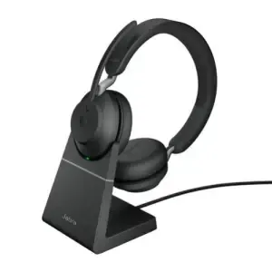 Slušalke brezžične naglavne Bluetooth stereo Jabra Evolve2 65 Link380a UC