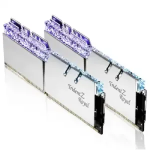 DDR4 16GB 3200MHz CL16 KIT (2x 8GB) G.Skill RGB Trident Z Royal 1,35V srebrna (F4-3200C16D-16GTRS)