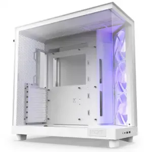 Ohišje NZXT H6 Flow MidiATX - bela RGB
