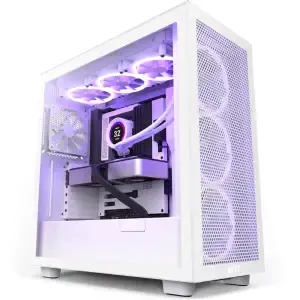 Ohišje NZXT H7 Flow RGB MidiATX - bela RGB