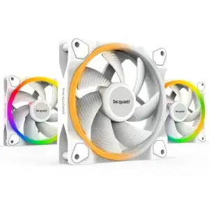 Ventilator Bequiet Light Wings 120mm, bela RGB (3 pack + kontroler)
