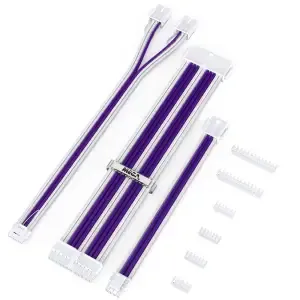 Napajalni kabli (KIT) - Vijolična / Bela - 2x8pin -> 12VHPWR