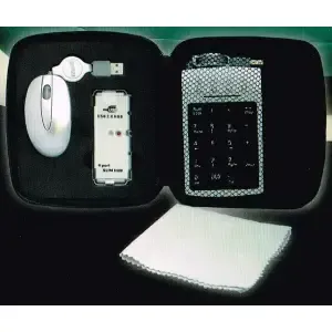 Potovalni komplet Port - primerno za notesnike (mini miška + numerična tipkovnica + USB HUB + čistilo)