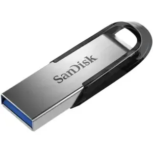 Spominski ključek 512GB USB 3.0 Sandisk Ultra Flair 150MB/s kovinski-plastičen brez pokrovčka črno-srebrn (SDCZ73-512G-G46)