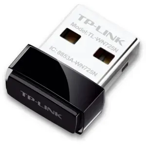 Brezžični mrežni adapter USB 2.0 TP-Link Nano WiFi4 802.11n N150 150Mbit/s Nano (TL-WN725N)