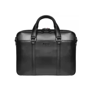 Torba za notesnik 35,5 cm (14″) Port Versailles II usnjena črna (160601)