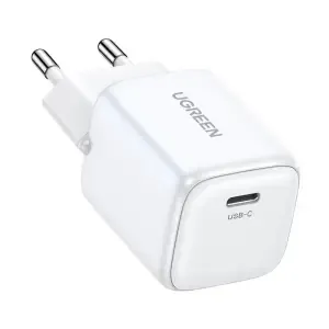 Hišni polnilec 100-240V => 1x USB-C 20W GaN II PD 3.0 Nexode Ugreen CD318 bel (15324)