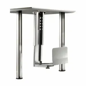 Nosilec PC za montažo pod mizo Secomp siv (17.03.1128-2)