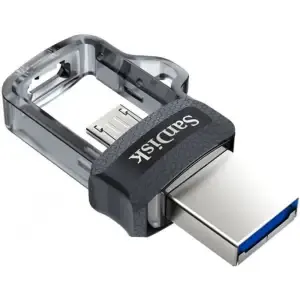 Spominski ključek 16GB USB 3.0 Sandisk Ultra Dual 130MB/s plastičen duo micro USB (SDDD3-016G-G46)