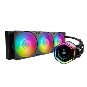 Vodno hlajenje Cooler Master MasterLiquid ION - 360mm RGB črna (MLY-D36M-A24PZ-R1)