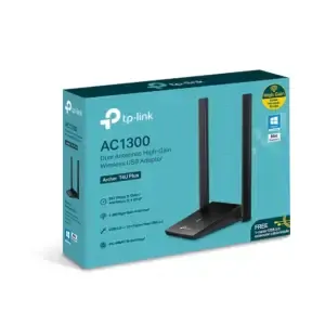 Brezžični mrežni adapter USB 3.0 TP-Link WiFi5 802.11ac AC1300 867Mbit/s 2x antena (ARCHER T4U PLUS)