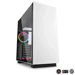 Ohišje Sharkoon Pure Steel ATX - bela RGB