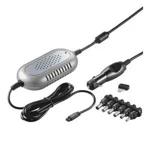 Napajalnik za prenosnik Univerzalni avto 12V - izhodi 15/16/18/19/20/22/24