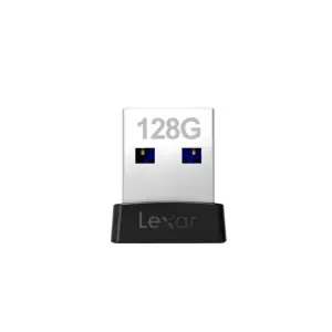 Spominski ključek 128GB USB 3.1 Lexar JumpDrive S47 250MB/s - plastičen/micro/srebrno-črn (LJDS47-128ABBK)