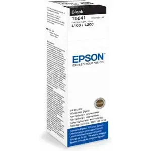 ČRNILO EPSON T 664 14 Črna STEKLENIČKA, 70 ML ZA L100,L200,L210,L300... (C13T66414A)