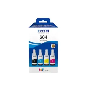 ČRNILO EPSON T 664 4x KOMPLET STEKLENIČKA 70 ML L100,L200,L210,L300... (C13T66464A)