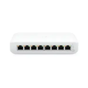 STIKALO 8-PORT Ubiquiti Lite 8 PoE 10/100/1000 PoE 4x PoE+ 52W (USW-LITE-8-POE-EU)