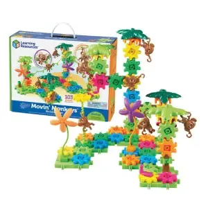 Learning Resources gradbeni set Gears! Movin’ Monkeys (062549)
