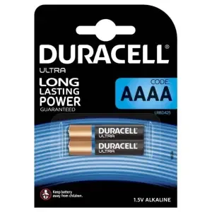 Baterijski vložek AAAA Duracell Ultra pakirano po 2 kosa 041660 (primerno za pisalnike)