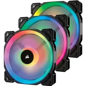 Ventilator Corsair LL120 120mm, črna RGB