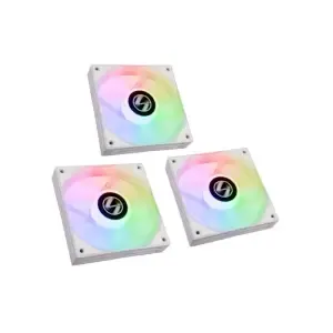 Ventilator Lian-Li ST120 120mm, bela RGB (3 pack)