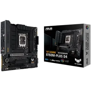 Osnovna plošča 1700 Asus TUF GAMING B760M-PLUS D4 microATX 1xHDMI 1xDisplayPort 90MB1DI0-M0EAY0