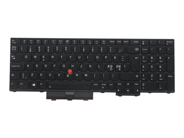 Keyb T15p/P15v G1/G2/G3 - Nordics - BL