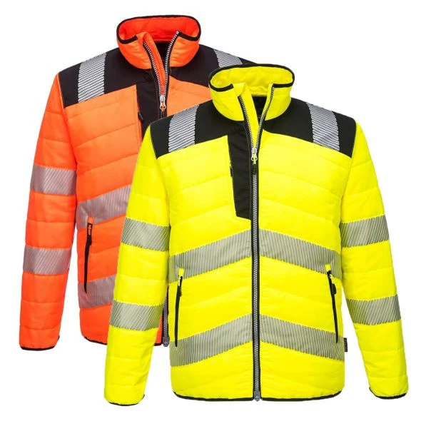 Jakna prešita PW3 Hi-Vis PW371