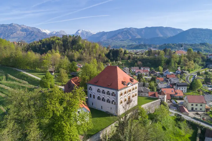 Kamnik below the Kamnik–Savinja Alps