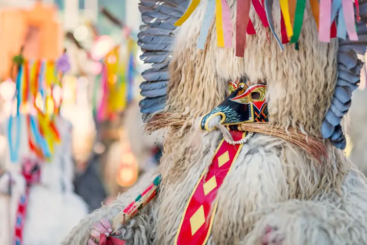 Kurent, the traditional carnival mask of Ptuj