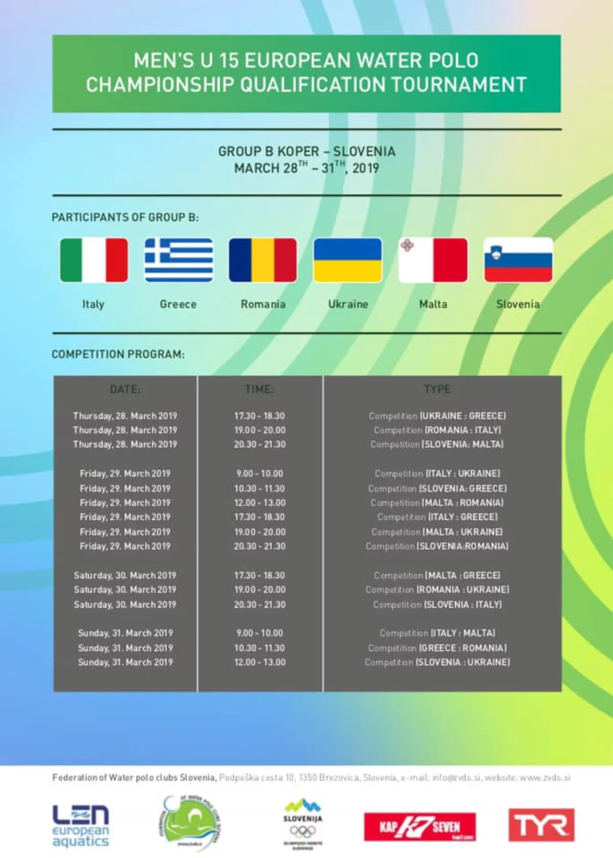 EP U15 qualifiers / Kvalifikacije za EP U15